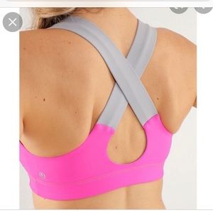 Hot Pink Lululemon Sports Bra